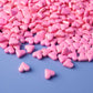 Pink Heart Candy Topping