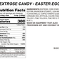 Rainbow Easter Eggs Candy Topping