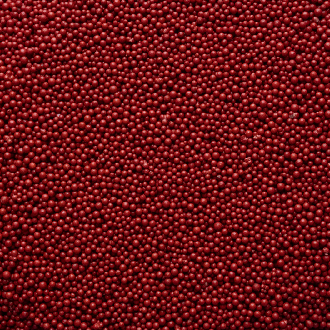 Red Nonpareil Beads