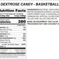 Basketball Candy Topping
