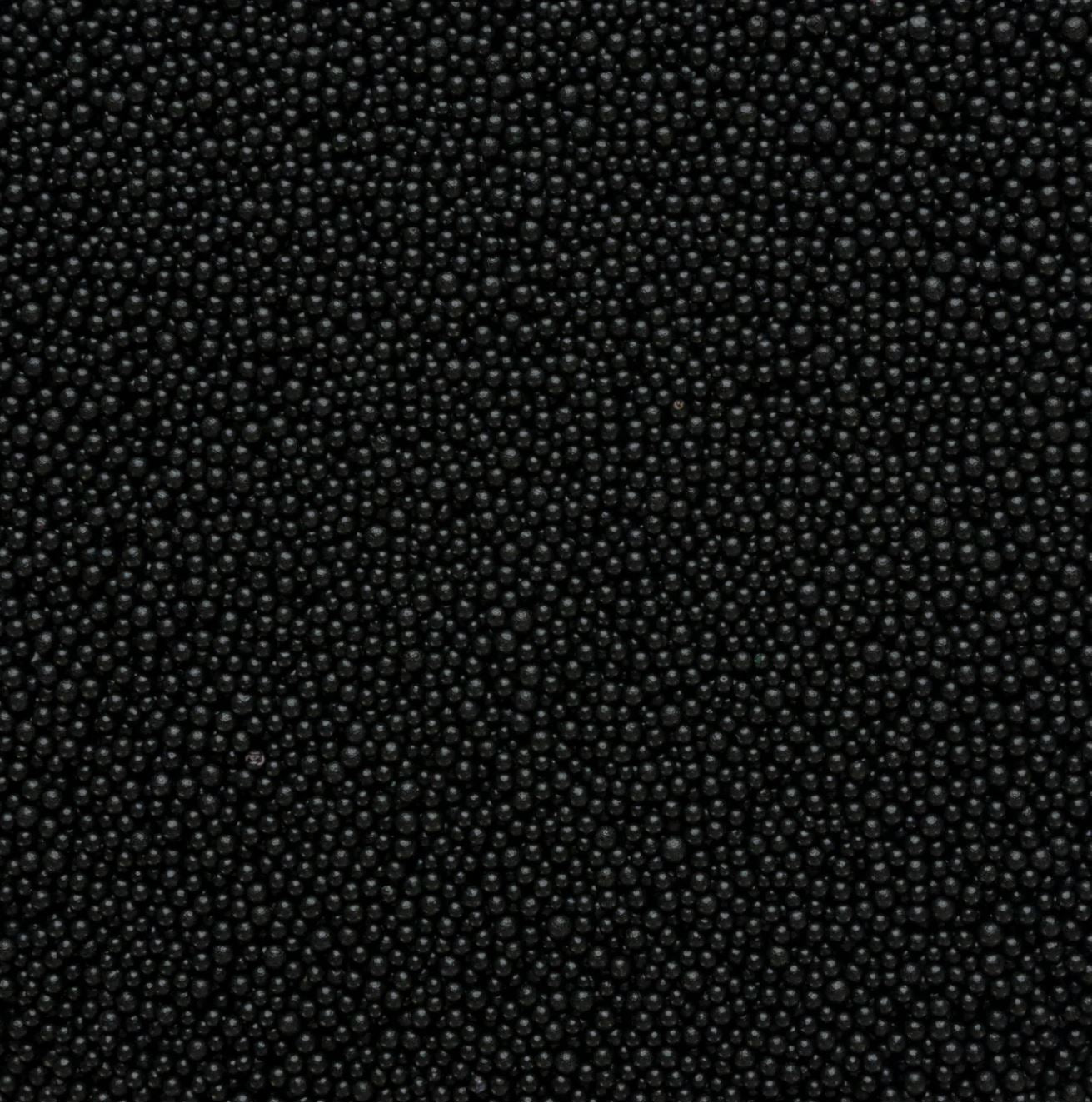 Black Nonpareil Beads