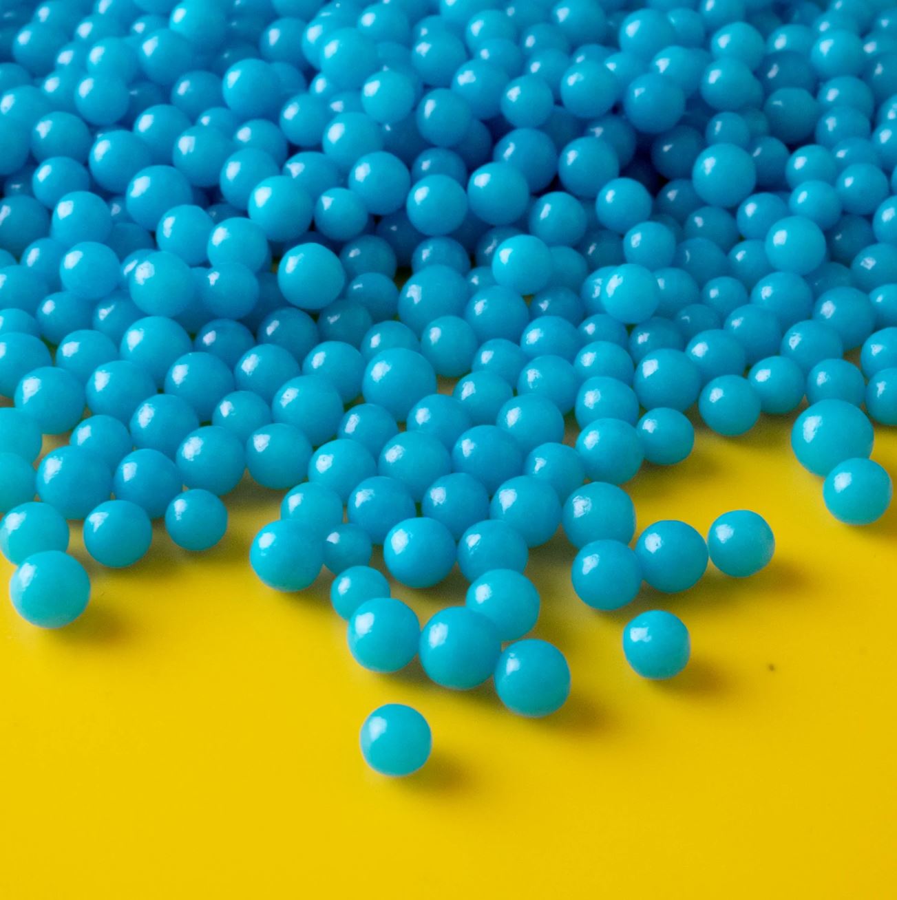 Blue Jumbo Nonpareil Beads