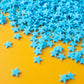 Blue Jumbo Star Confetti