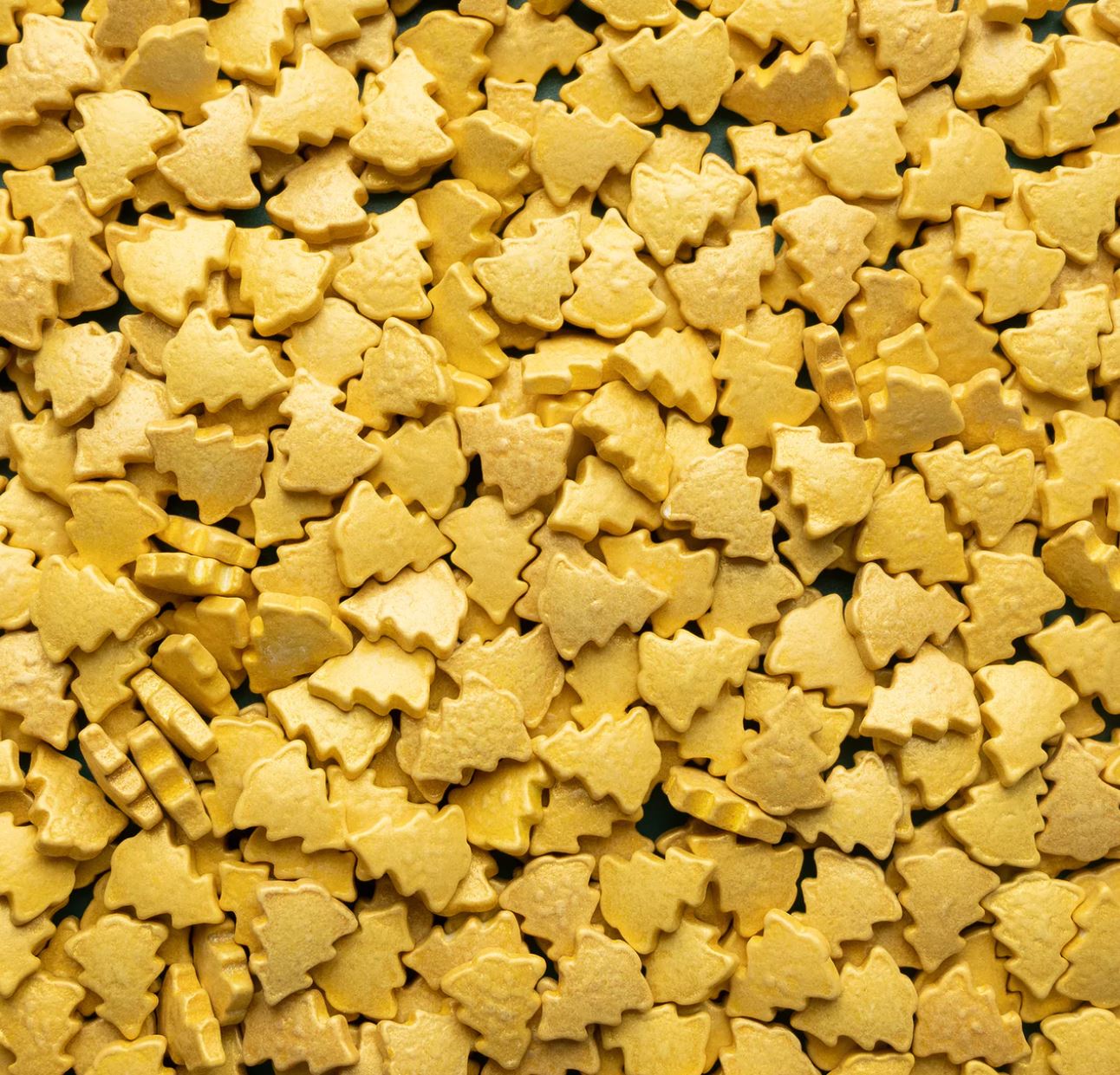 Gold Christmas Tree Candy Topping
