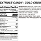Gold Crown Candy Topping