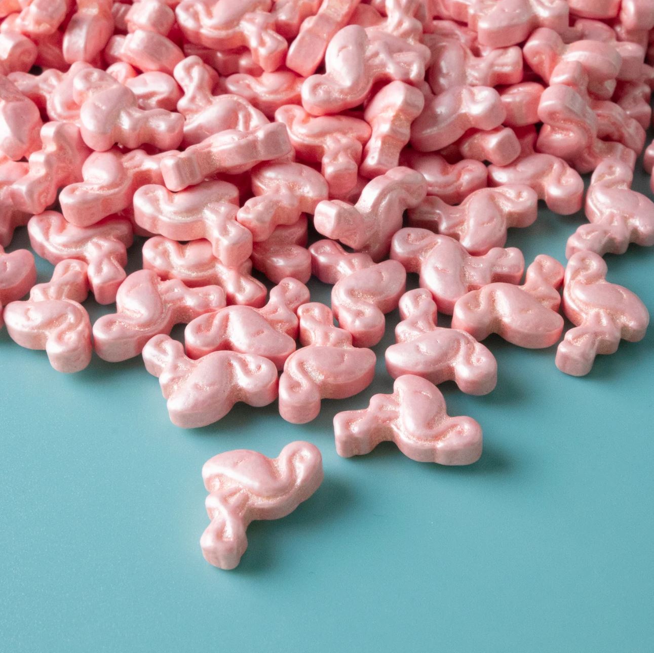 Pearl Flamingo Candy Topping