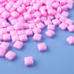 Pink Square Candy Topping
