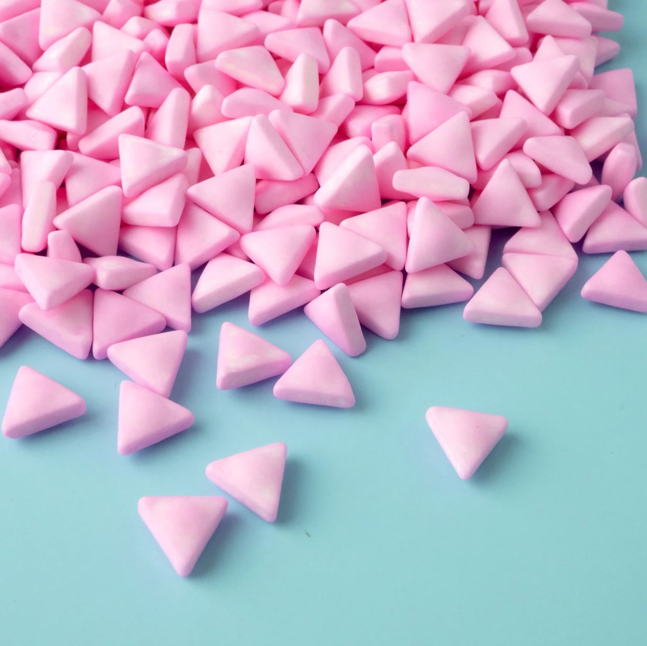 Pink Triangle Candy Topping