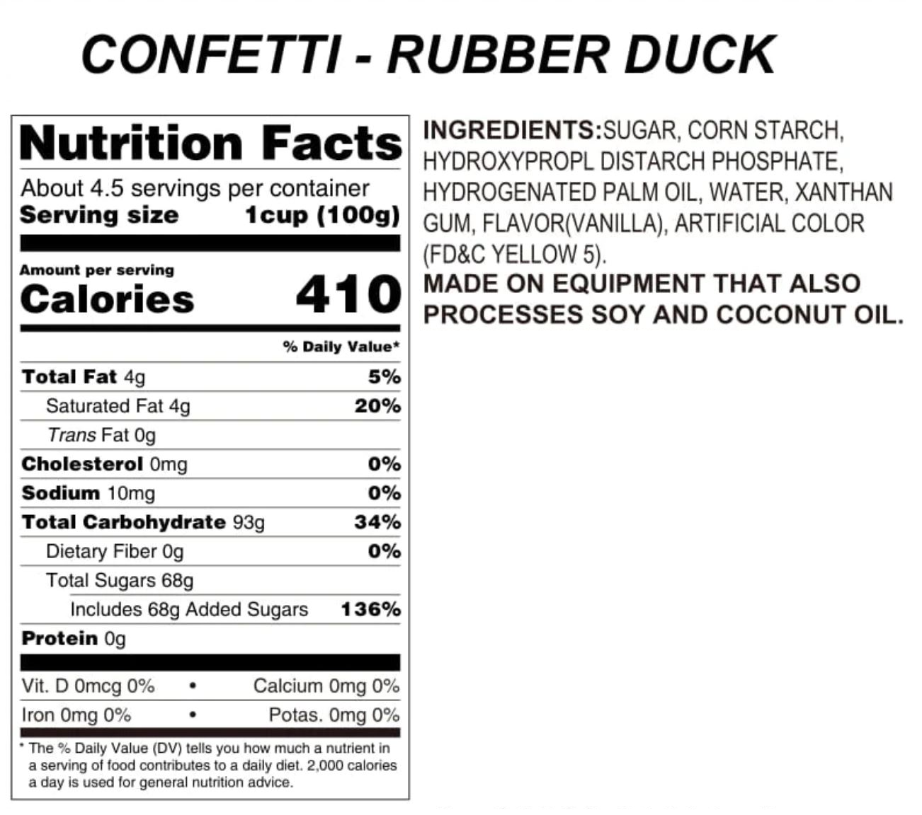 Rubber Duck Confetti