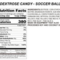 Soccer Ball Candy Topping