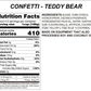 Teddy Bear Confetti
