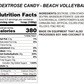 Beach Volleyball Candy Topping