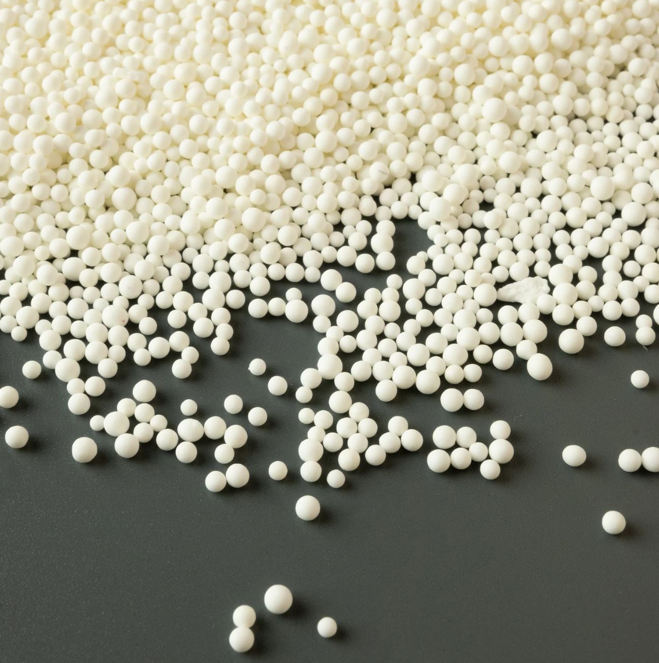 White Nonpareil Beads