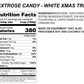 White Christmas Tree Candy Topping
