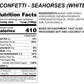 White Seahorses Confetti