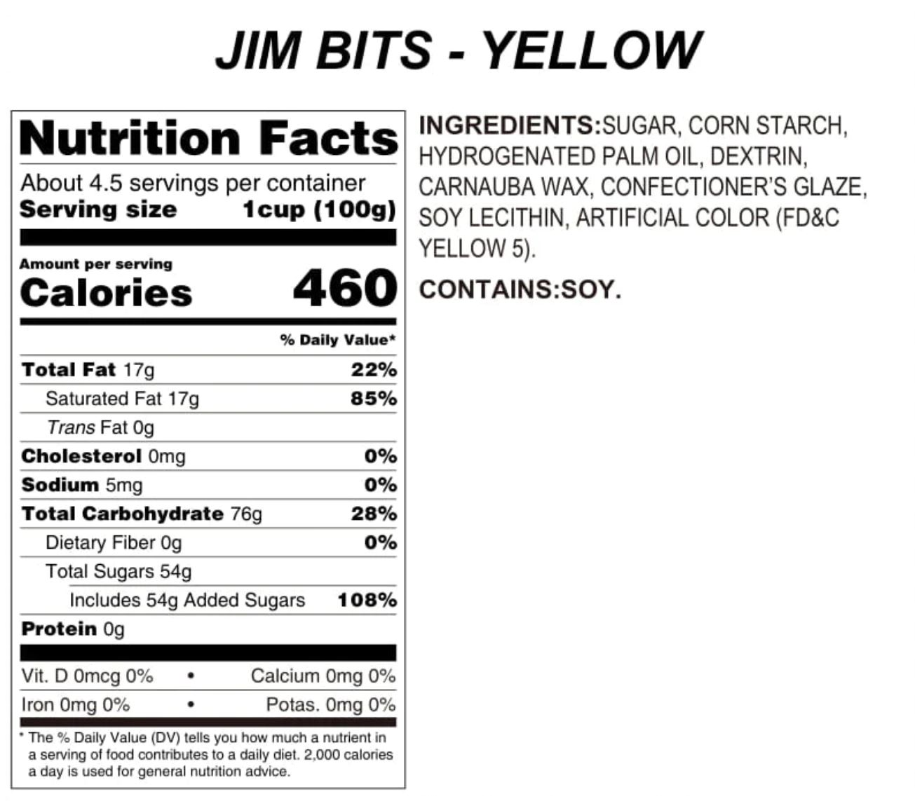 Yellow Jim Bits