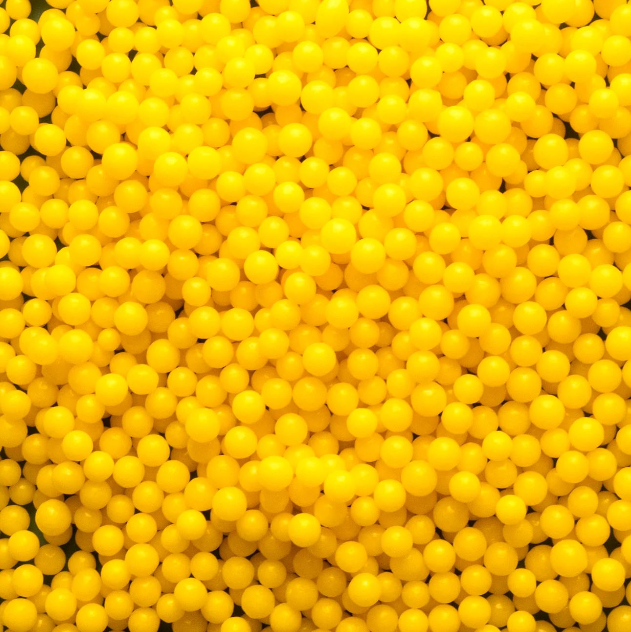 Yellow Jumbo Nonpareil Beads