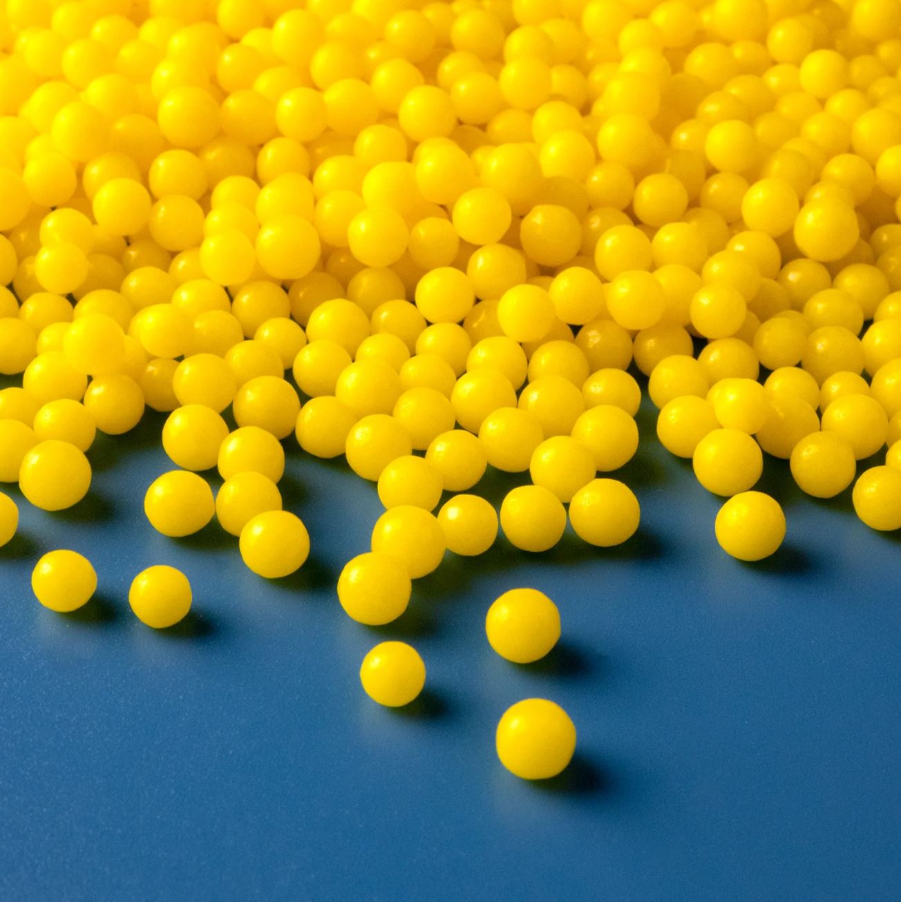 Yellow Jumbo Nonpareil Beads